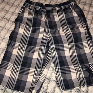 Hurley shorts. Adjustable waist. Sz 8. Navy